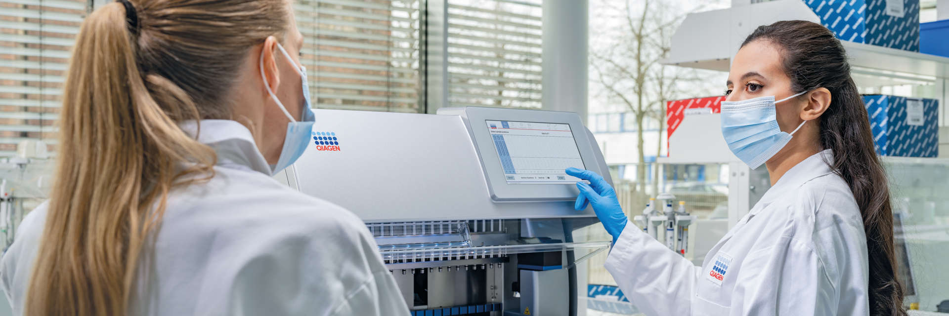 working with Qiagen sample preparation in lab